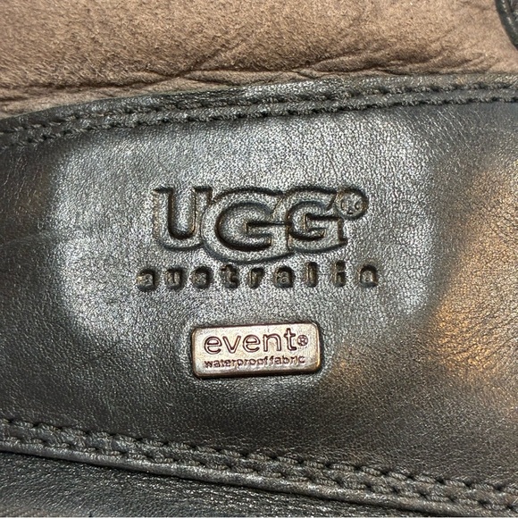 UGG Australia Adirondack II Waterproof Boots Black Gray Women’s Size 8 - Picture 10 of 16